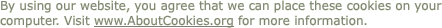 By using our website, you
